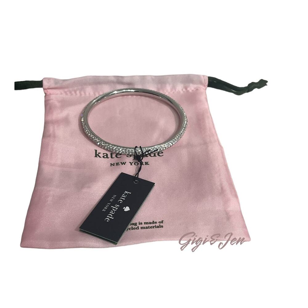 Kate Spade Razzle Dazzle Bangle silver bracelet New